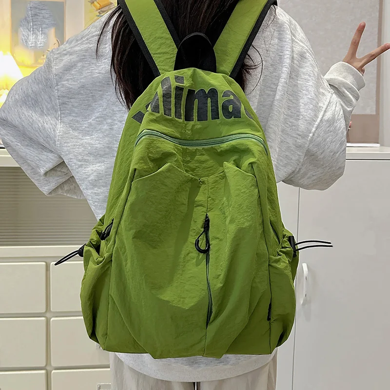 Lässiger Rucksack, modischer, einfacher, großer Rucksack für Männer und Frauen mit dem gleichen Stil für Pendler, langlebige Schultasche für Studenten
