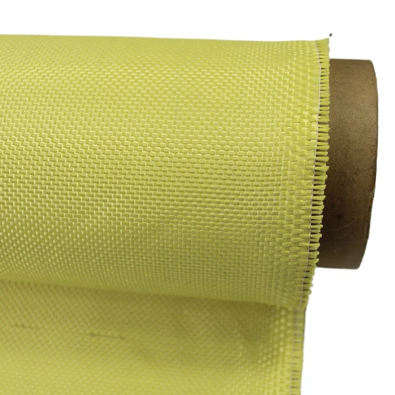 30 cm/50 cm/100 cm 3000D 400 g gelber Kevlar-Stoff, Aramidfaserstoff, Kohlefaserstoff für kugelsichere Kleidung, 1 m Breite