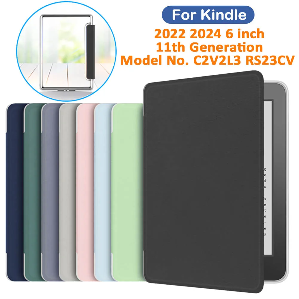 Acrylgehäuse für Kindle 6 Zoll 2022 2024 Release 11. Generation Modell-Nr. C2V2L3 RS23CV Schutzhülle Tasche 6'' Zubehör Image