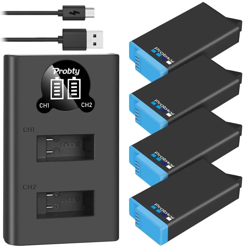 Original probty Für gopro max batterie Wiederaufladbare Lithium-Batterie für gopro max 360 Action Kamera Batterien Zubehör go pro Image
