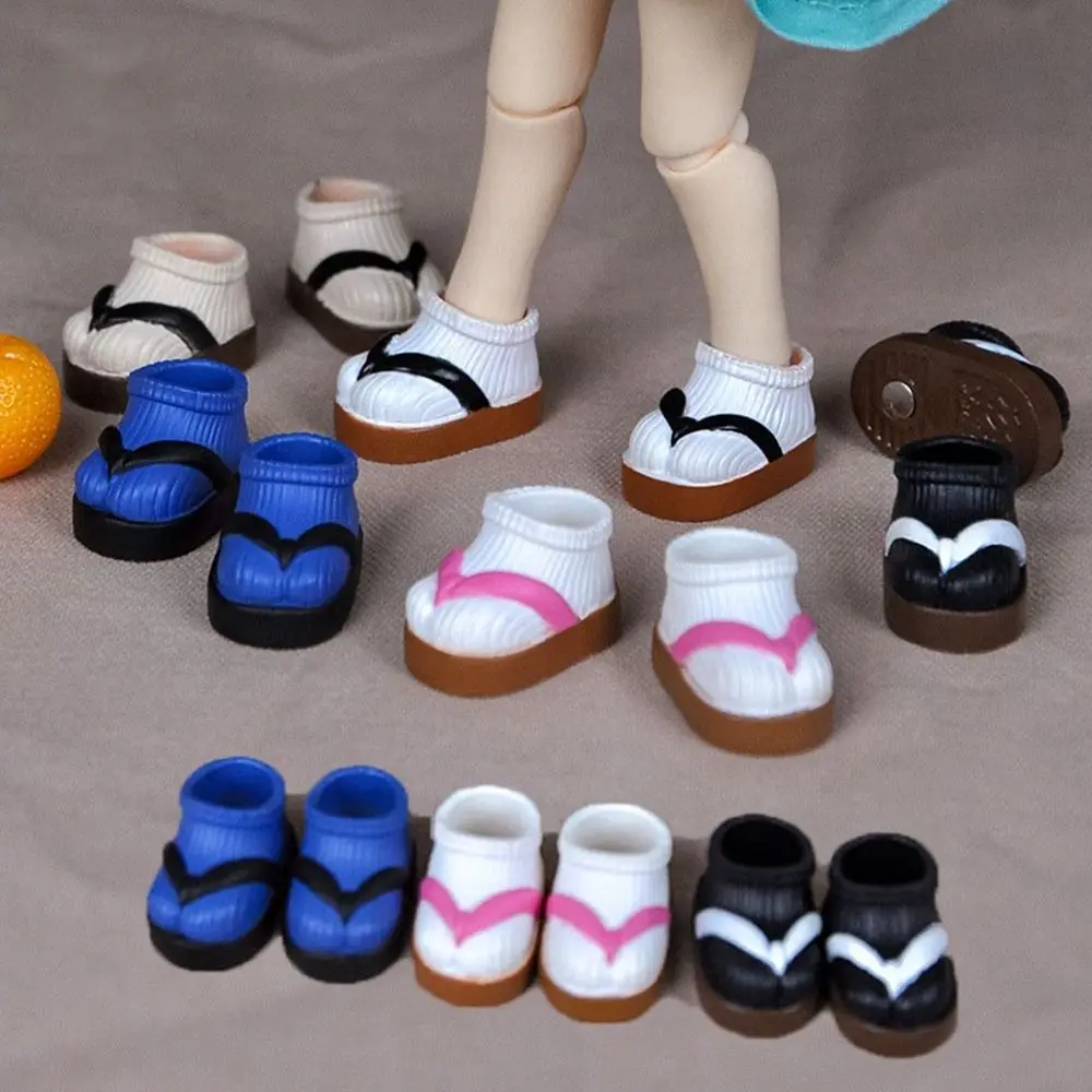 Obitsu11 Schuhe Sandalen Stiefel Kunststoff japanischen Stil Clogs Flip Flops Schuhe für gsc body9 ob11 Puppen Zubehör Kinderspiel zeug