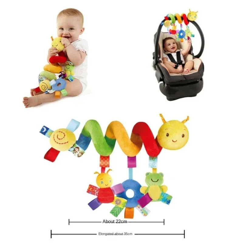 Hängende Rasseln für Neugeborene, weiche Handys, Autositz und Kinderwagen, Spielzeug, Spiral-Kinderwagen-Puppen – unverzichtbares Baby-Geschenkset