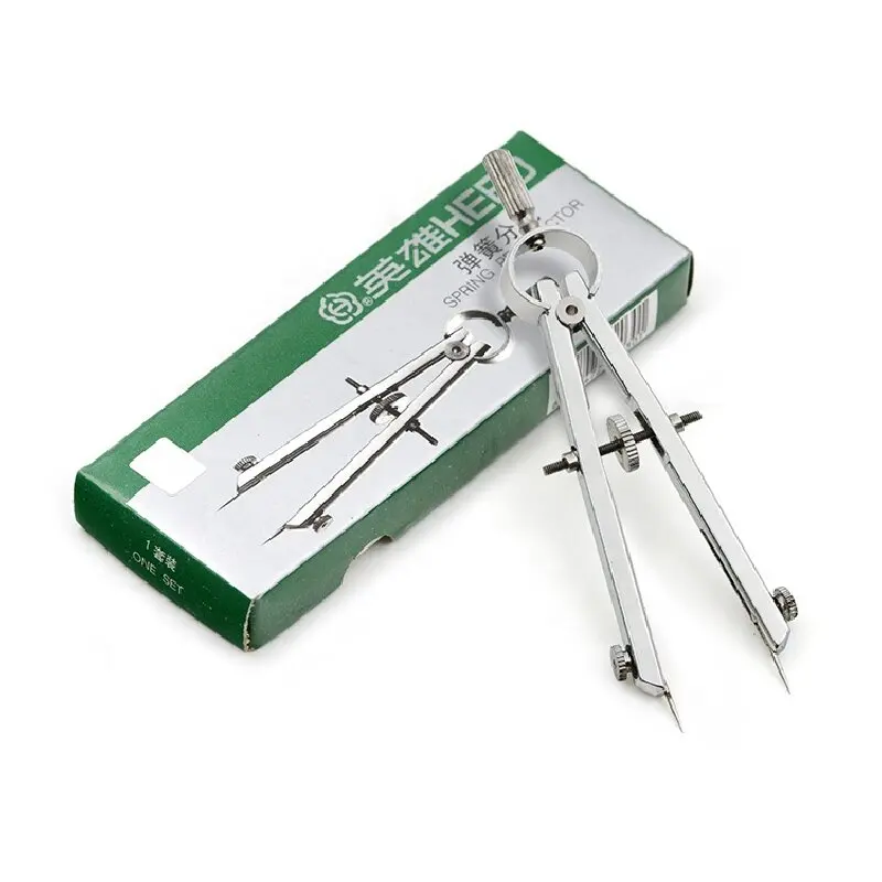 Professionelle Metalllegierung Federkompass Winkelmesser Schmuck DIY Industrie Markierungslehre Präzision Zeichnung Positionierung Teiler Image