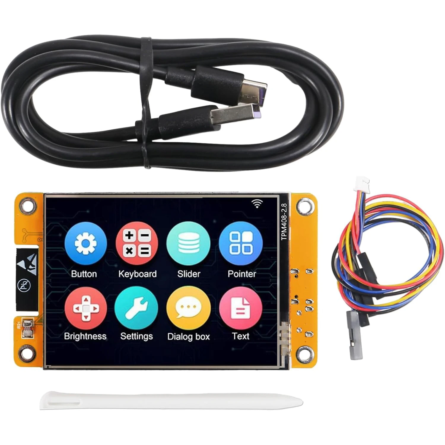 ESP32 Touchscreen 2,8 Zoll TFT LCD Display ESP-WROOM-32 ILI9341 Resistives Touch-Modul 240 * 320 ESP32-2432S028R Bluetooth WIFI Image