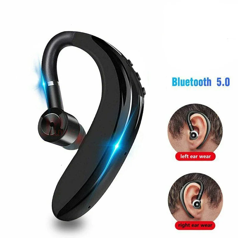 S109 Drahtloses Bluetooth-Headset, Einzelohr, linkes und rechtes Ohr, am Ohr montiert, für iPhone, Samsung, Xiaomi-Telefone, In-Ear-Kopfhörer