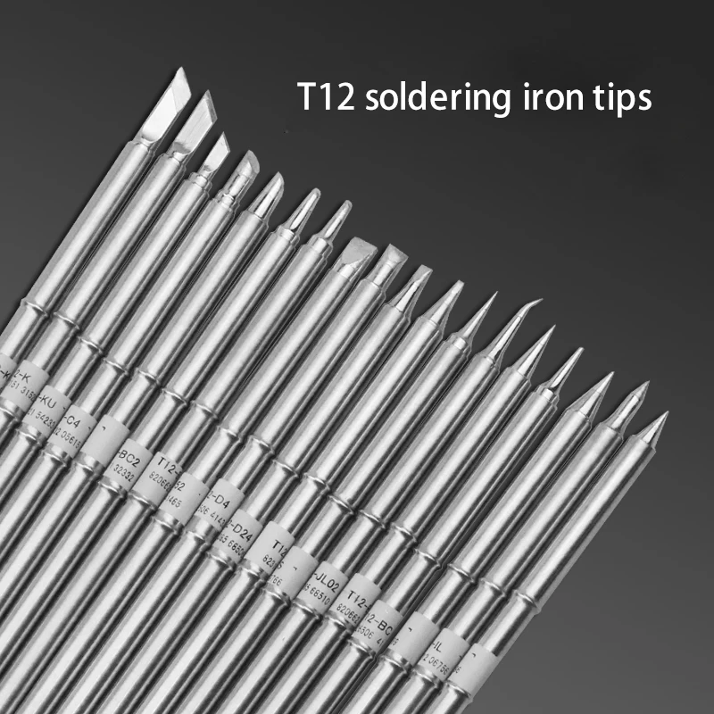 1 Stück T12 Lötkolbenspitzen Ersatz Verschiedene Modelle der Spitze Elektrische Lötkolbenspitze T12-D4 D52 J02 JS02 BC3 CF4 KF KL Image