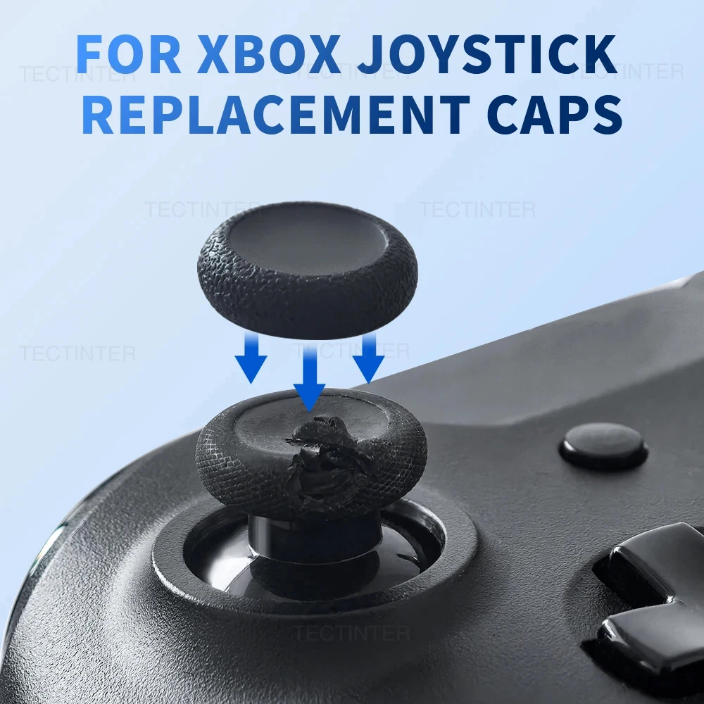Joystick-Ersatzkappen für Xbox Series X S Controller Thumbstick Grip Cover Caps Reparaturteile für Xbox Gamepad-Zubehör