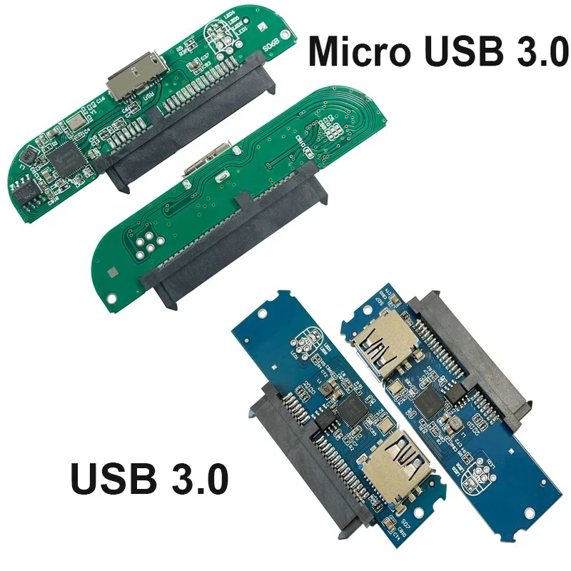 2,5-Zoll-SSD-SATA-zu-USB-3.0-Konverter, Micro-USB-Extender, SATA-Festplatten-zu-USB-Erweiterungskartenadapter, nur für 2,5-Zoll-SATA-Festplatte Image