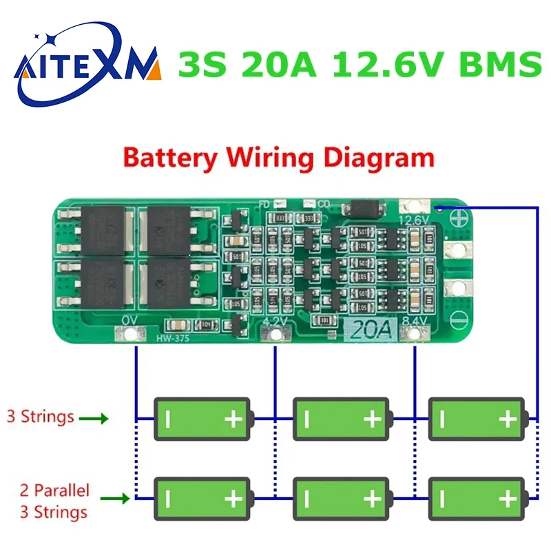 akku 18650 pcb