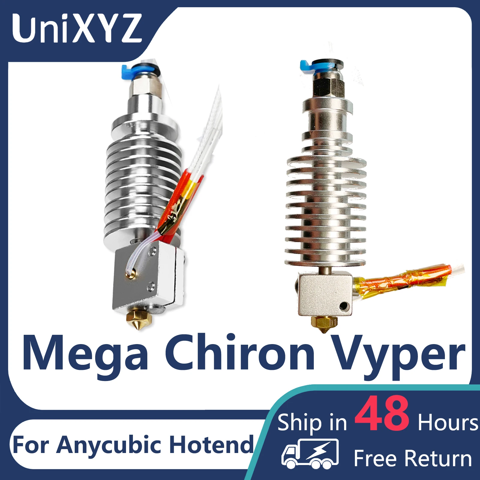 I3 Mega S Hotend V5 Bowden Verbesserte 3D-Druckerteile für Anycubic Mega Zero 2.0 Kobra Chiron Vyper Heat Break Hot End Kits Image
