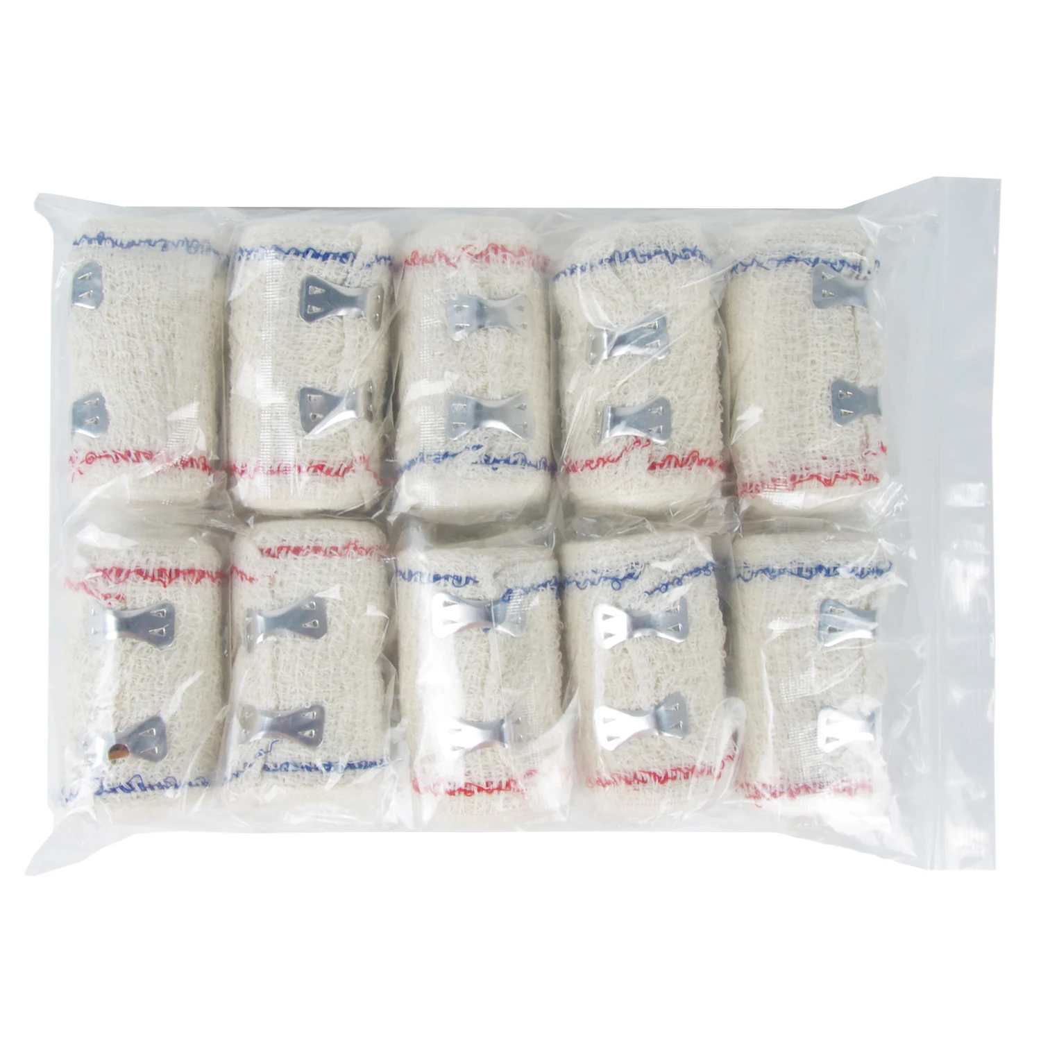 PBT Elastische Bandage Erste-Hilfe-Set Mullrolle Wundauflage Medizinische Pflege Notfallpflege Bandage 7 cm * 4,5 M Medizinische Versorgung Image