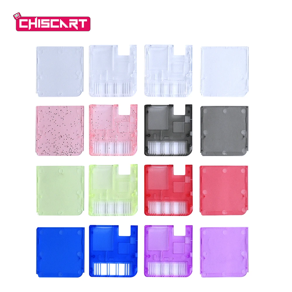 Chiscart DSpico Micro USB Spritzgegossenes transparentes Gehäuse, kompatibel mit originaler Leiterplatte für NDS NDSL DSi 3DS Konsolen Image