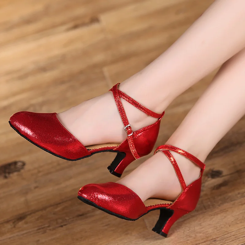 Frauen Latin Dance Schuhe Standard Tanz Schuhe Damen Ballroom Dance Schuhe Weiche Laufsohle Tango Modern Dance Schuhe Frauen Image