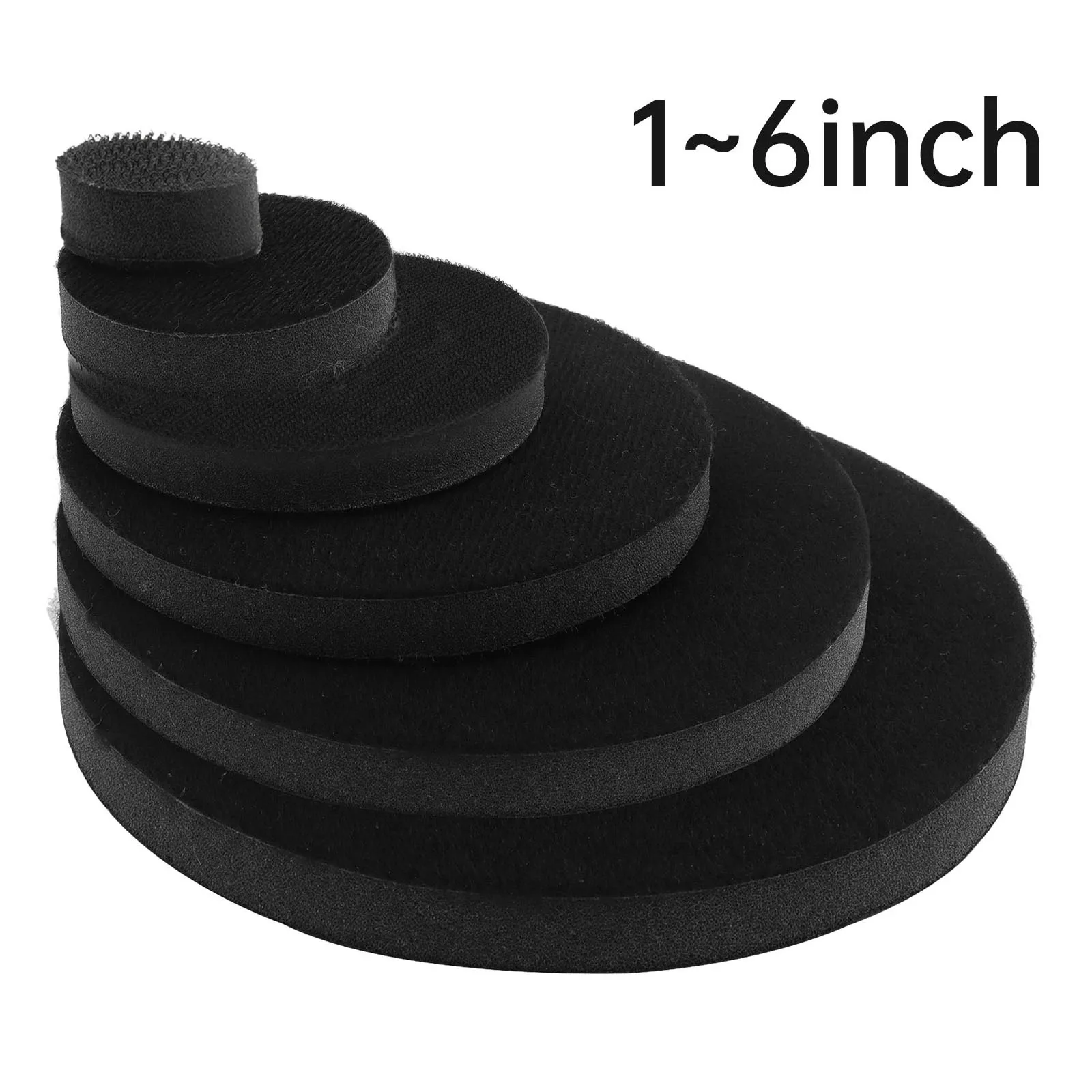 1 Zoll - 6 Zoll Soft Density Interface Pads Klettverschluss Schwammkissen Puffer Stützteller Schutz Schleifscheibe Stützteller Image