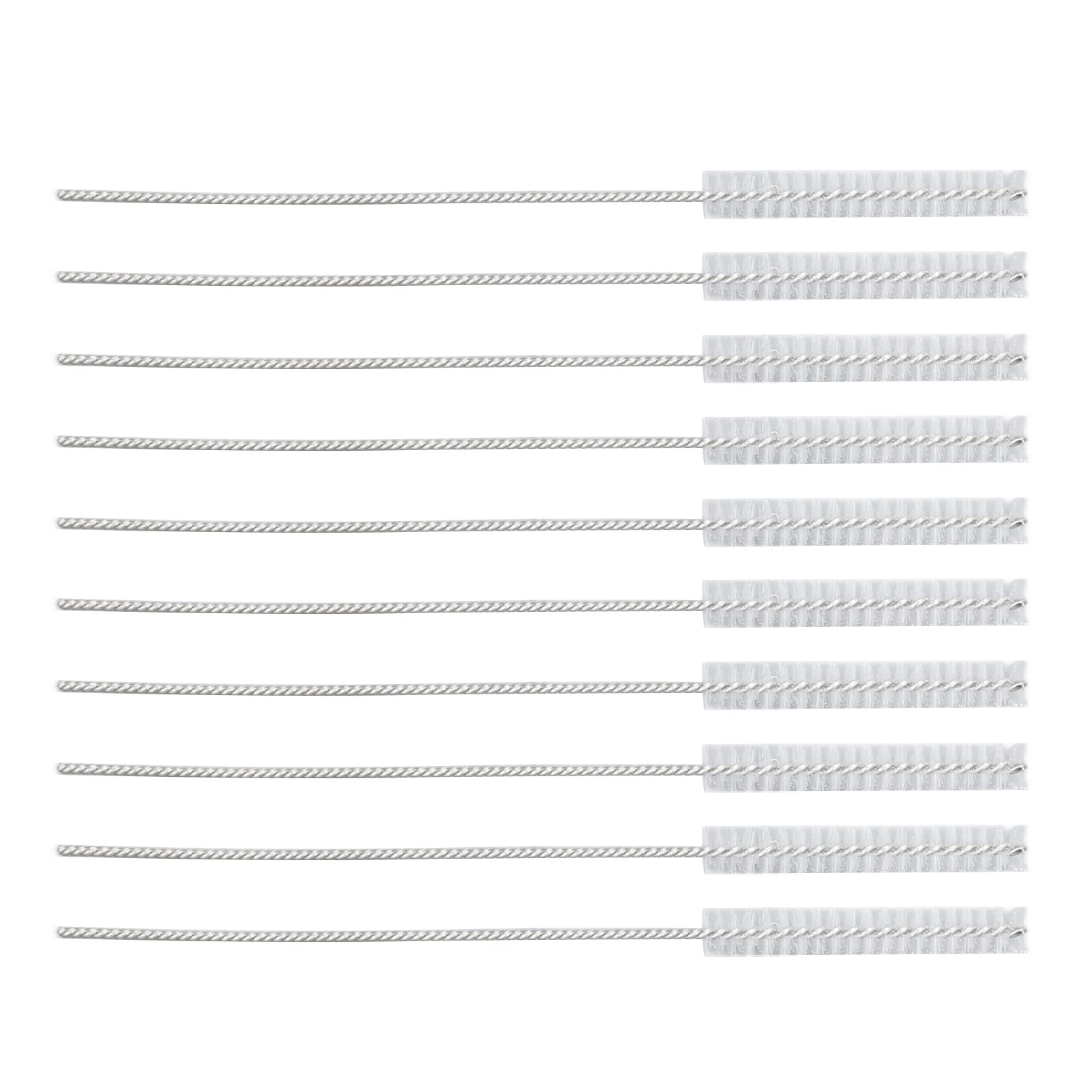 10 stücke 2,5mm Hörgerät Entlüftung bürste profession elle Nylon Haar Hörgerät Rohr Reinigungs werkzeug Zubehör Nylon Image