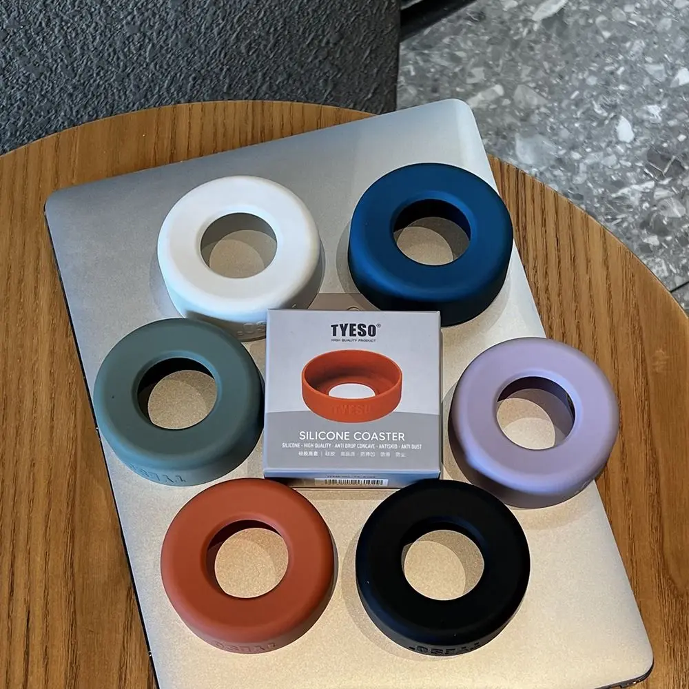 Silikon flaschen abdeckung Universal Bottom Cup Hülle für Tyeso Wasser flasche Anti-Rutsch-Schutz zubehör 71mm bis 77mm Durchmesser Image