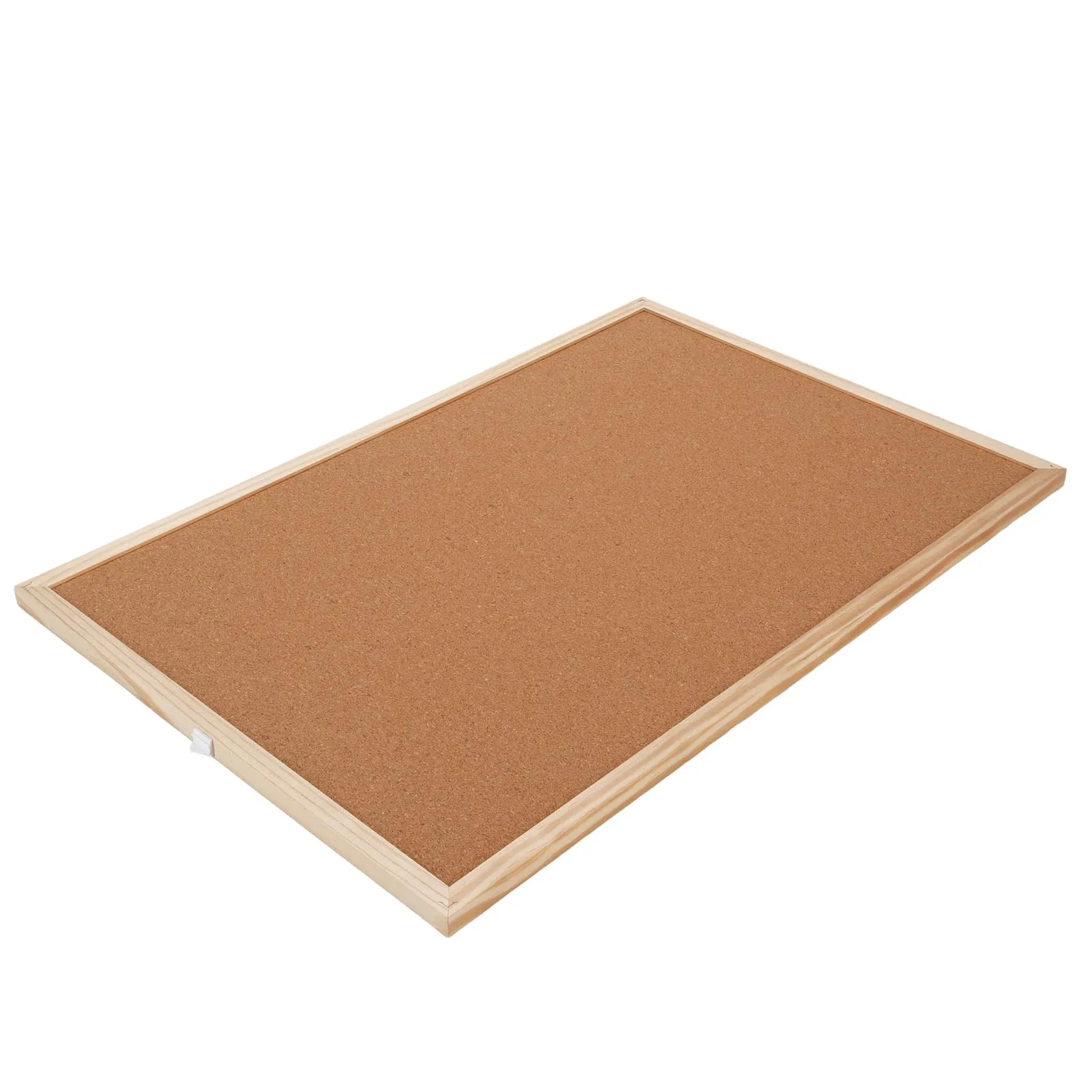 Korktafel mit Holzrahmen, Korktafel, 40 x 60 cm, doppelseitiges Kork-Pinnwand mit Holzrahmen für Büro, Schule, Zuhause Image