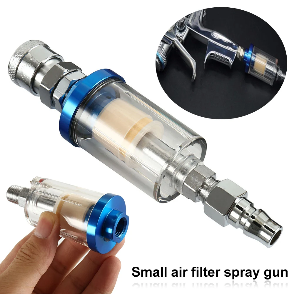 Luft Öl Wasser Separator Filter Kit Wasserfalle Klare Malerei Feuchtigkeit Separator 1/4 Zoll Gewinde Sprayer Luft Kompressor Werkzeug Image