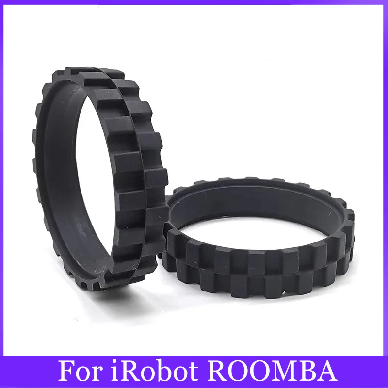 Reifen für irobot roomba Räder 500 600700 800 900 e5 i7 s9 irobot 980 698 Serie rutsch festes Gummi rad Ersatzteil zubehör Image