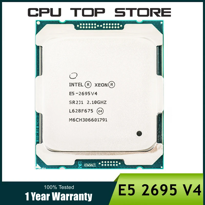 Intel Xeon E5 2695 V4 2695V4 2,1 GHz 18 Kerne 120 W LGA 2011-3 Serverprozessor Image