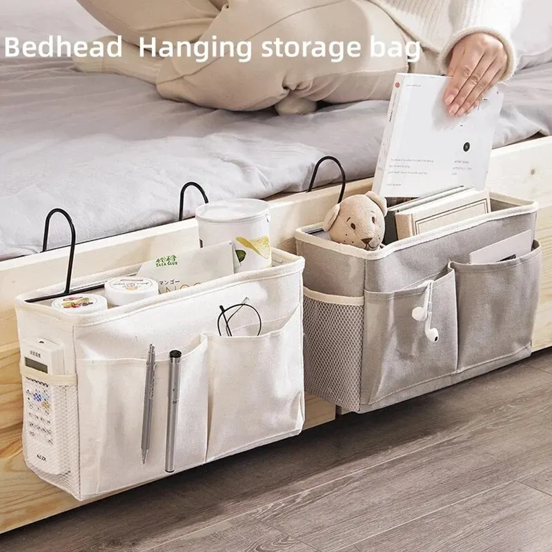 Nacht Lagerung Rack Schlafsaal Lagerung Korb Nacht Hängenden Korb Nacht Lagerung Korb Schlafzimmer Bett Lagerung Rack Image