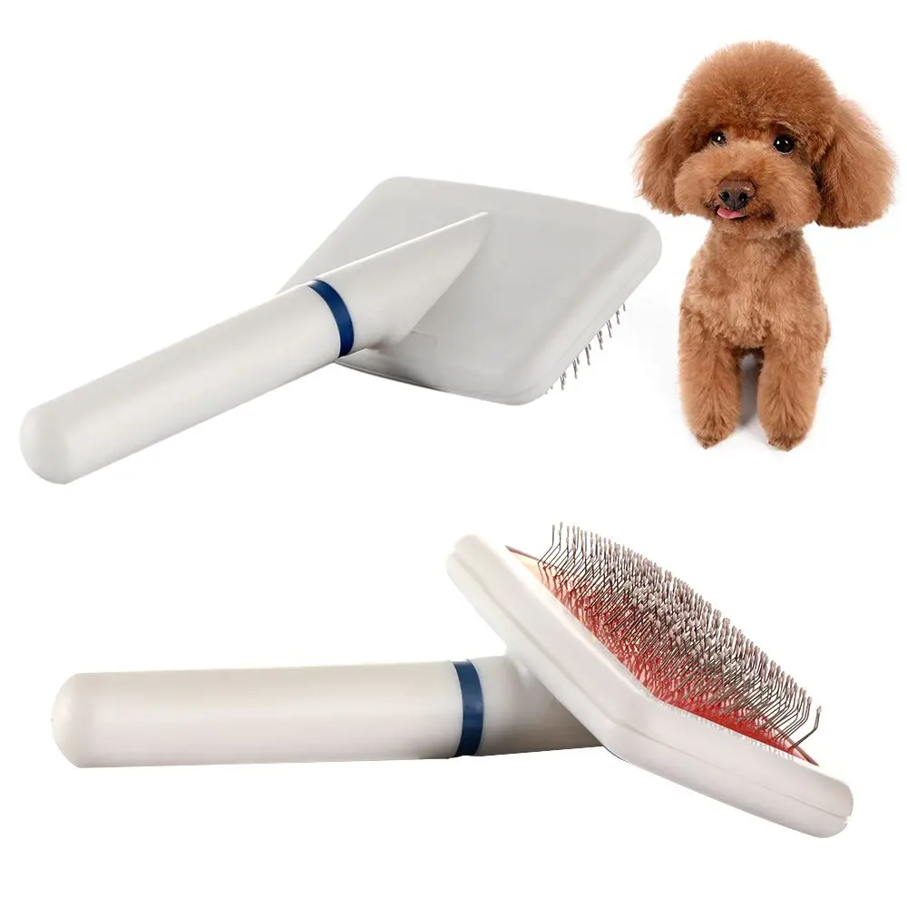Pet Slicker Pinsel für Hunde Katzen Massage Pinsel Deshedding Kamm Pflege Pinsel für Pudel Malteser Welpen Kätzchen Guinea Schwein Kaninchen