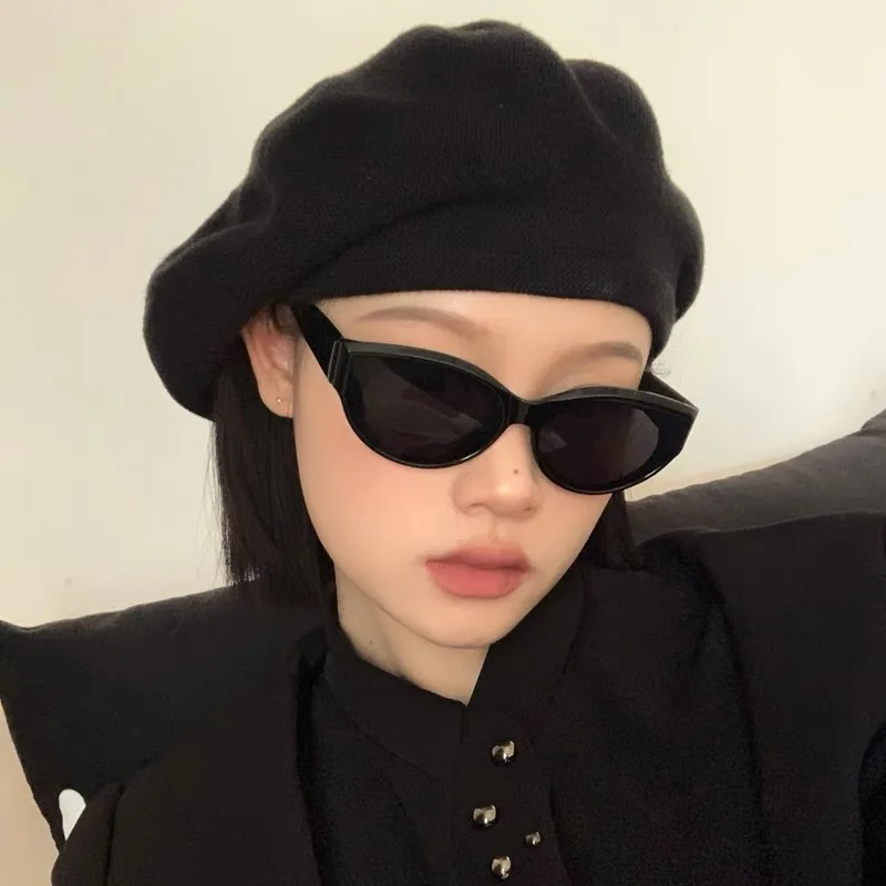 Neue Ankunft Cat Eye Sonnenbrille Frauen Oval Gläser Vintage Marke Elliptischen Quadratischen Sonnenbrille für Weibliche Shades Weibliche Brillen Image