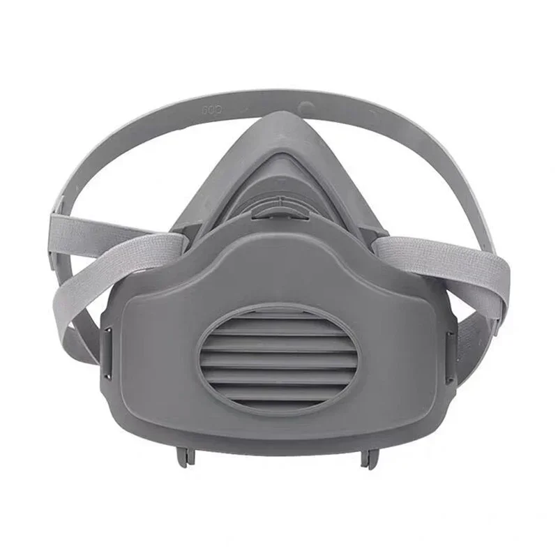 3200 Staubdichte Halbmasken-Atemschutzmaske, geeignet für Hausdekoration und Filterzubehör, Sprühfarbe, Zimmerei, Schleifen Image