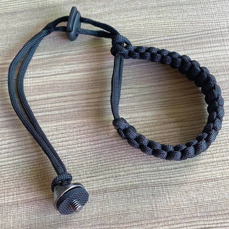 Für Gopro 13 12 Zubehör handgelenk strap Anti-Verloren weben Seil + 1/4 Schraube Hand Strap Für Insta360 X5 X4 x3 X2 1/4 loch selfie stick Image