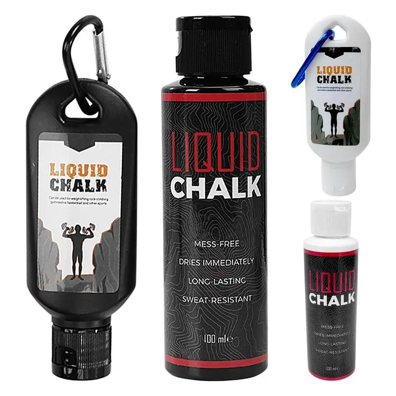 50 ml/100 ml Flüssigkreide Schweißbeständiges Workout Magnesiumpulver Anti-Rutsch-Cremegriff Gewichtheben Klettern Fitnessstudio Sportkreide Image