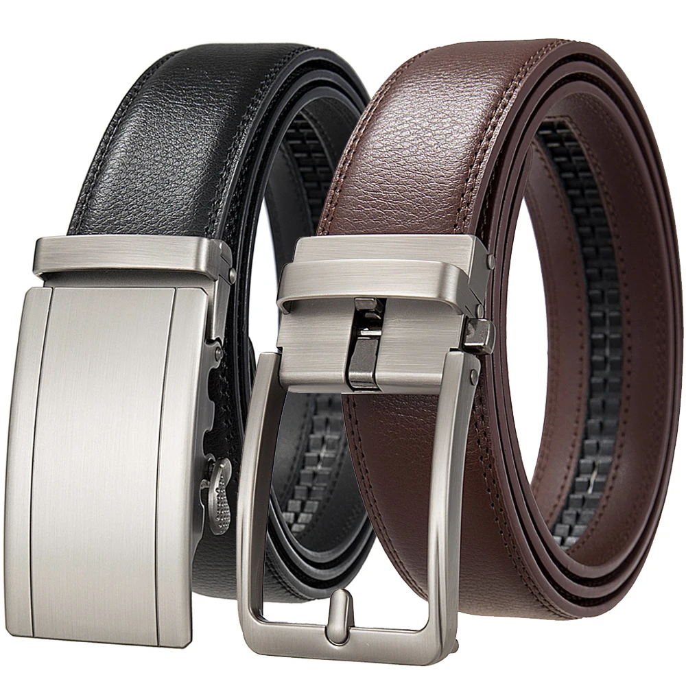 Berühmte Marke Gürtel Männlichen Designer Automatische Schnalle Echtes Leder Männer Gürtel Luxus Gürtel für Männer 3,5 cm Neue Schwarz braun Plus Größe