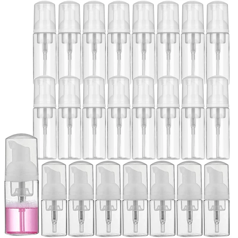 30Pcs 30ml 50ml 60ml 100ml Kunststoff Schaum Pumpe Flasche Leere Gesicht Reiniger Kosmetische Flaschen Seife spender Nachfüllbare Hand Sanitizer Image