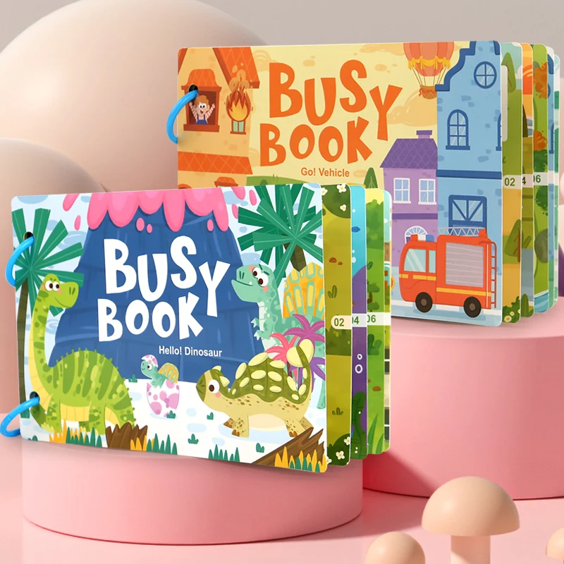 Montessori Baby Beschäftigt Buch Mein Erstes Ruhiges Buch Paste Frühes Lernen Bildung Spielzeug Kinder Spielzeug Passende Spiel für Babys