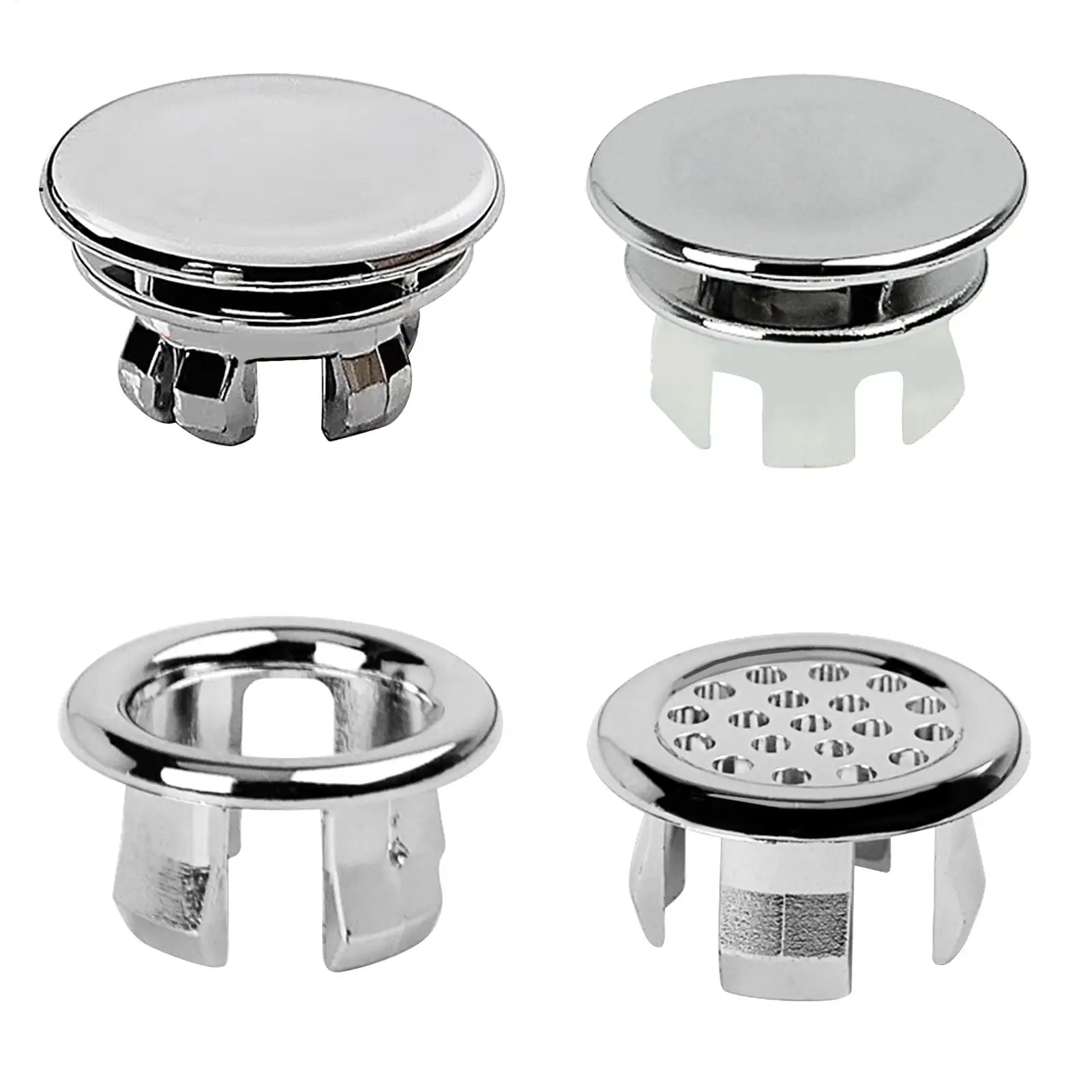 1Pcs Waschbecken Überlauf Ring Abdeckung Ersatz Bad Becken Trim Bad Runde Kunststoff Waschbecken Überlauf Loch Abdeckungen Küche Zubehör