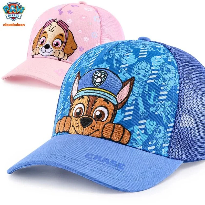 Neue Stil Echte Paw Patrol Baby Nette Hut Kinder Hüte Jungen Mädchen Frühling Sommer Herbst Baseball Kappe kinder Sonnenhut visier Kappen Image