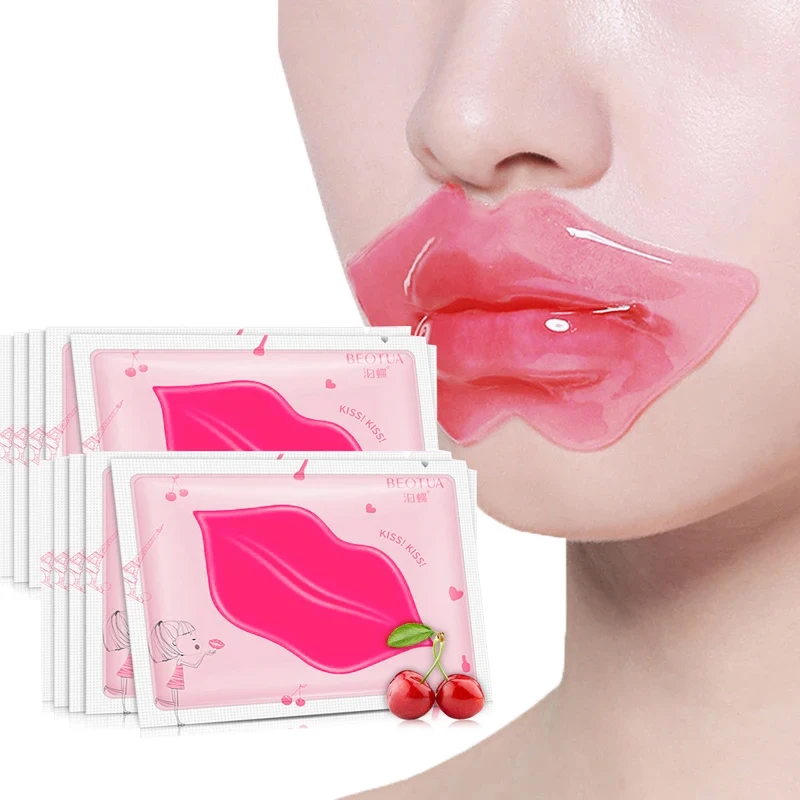 5/10Pcs Lippen Maske Feuchtigkeitsspendende Reparatur Entfernen Linien Hautunreinheiten Aufhellen Lip Linie Kollagen Gel Maske Lip Farbe hautpflege Produkt Image