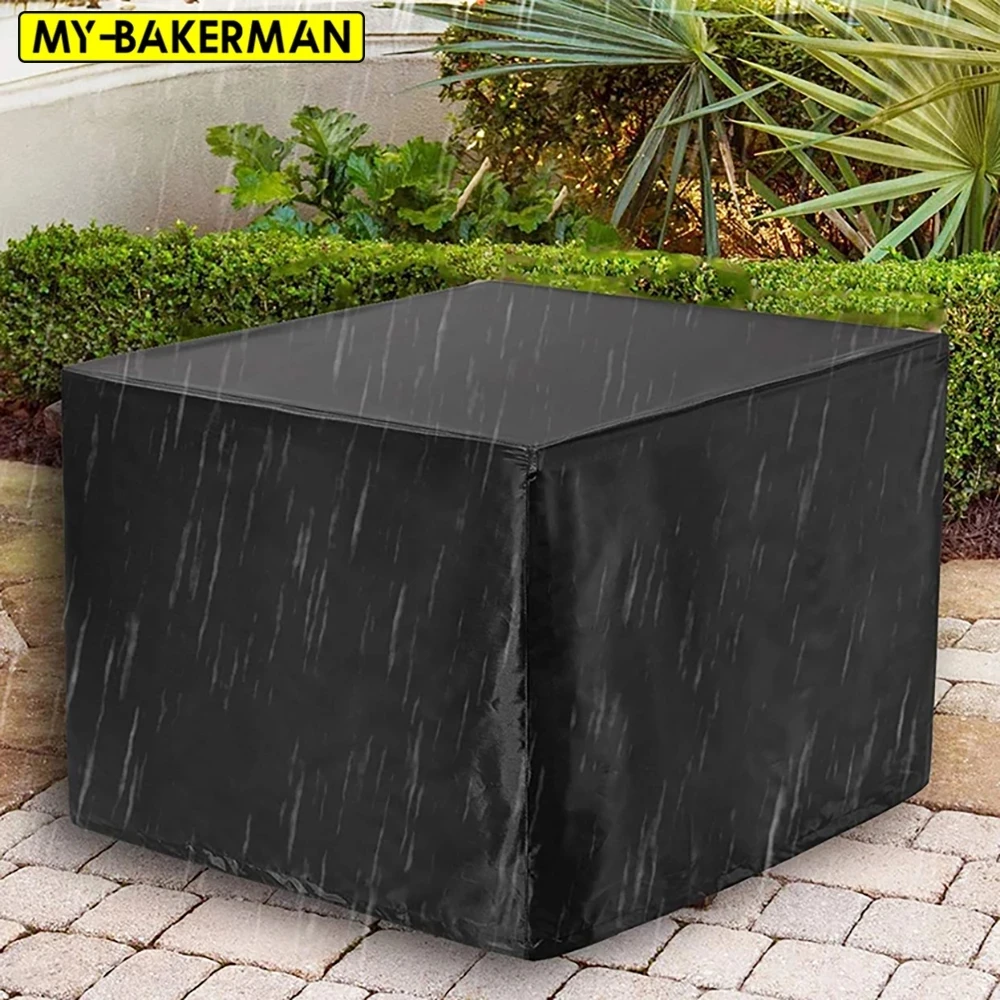 Kleine wasserdichte Outdoor-Terrassen-Gartenmöbel-Abdeckungen, Regen- und Schneestuhl-Abdeckungen für Sofa, Tisch, Stuhl, staubdichte Abdeckung