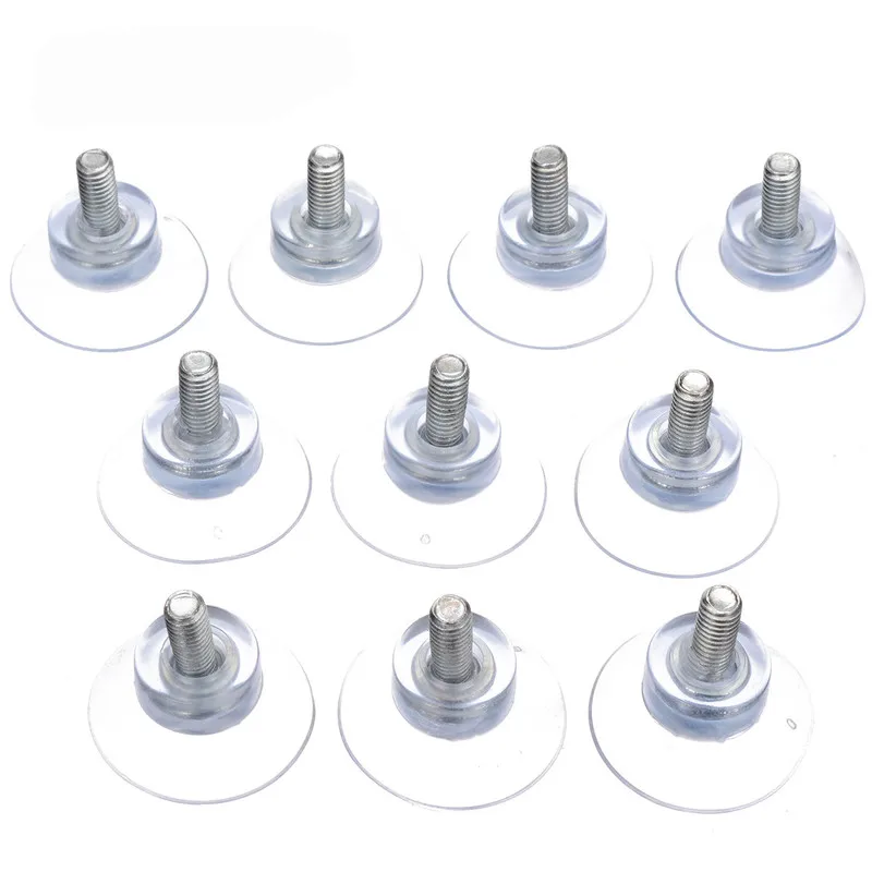 M6 M8 Schraube Möbel Nivellierfüße Bodenschutz Gummi Starker Saugnapf Haken für Glas Tischplatten Unterstützung Hardware Image