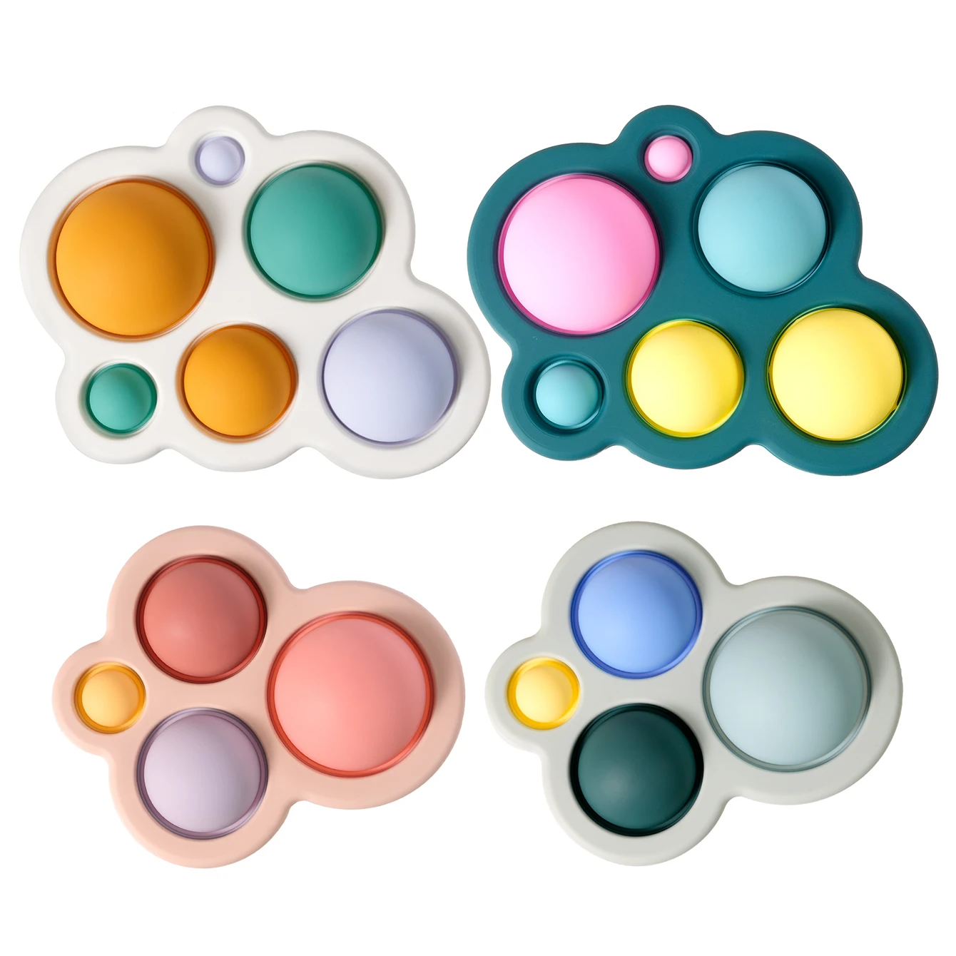 Mamaplan 1PCS Baby Silikon Presse Spielzeug Kinder Finger Drücken Zahnen Spielzeug Baby Sensorischen Spielzeug Bunte Baby Produkte Baby Zubehör
