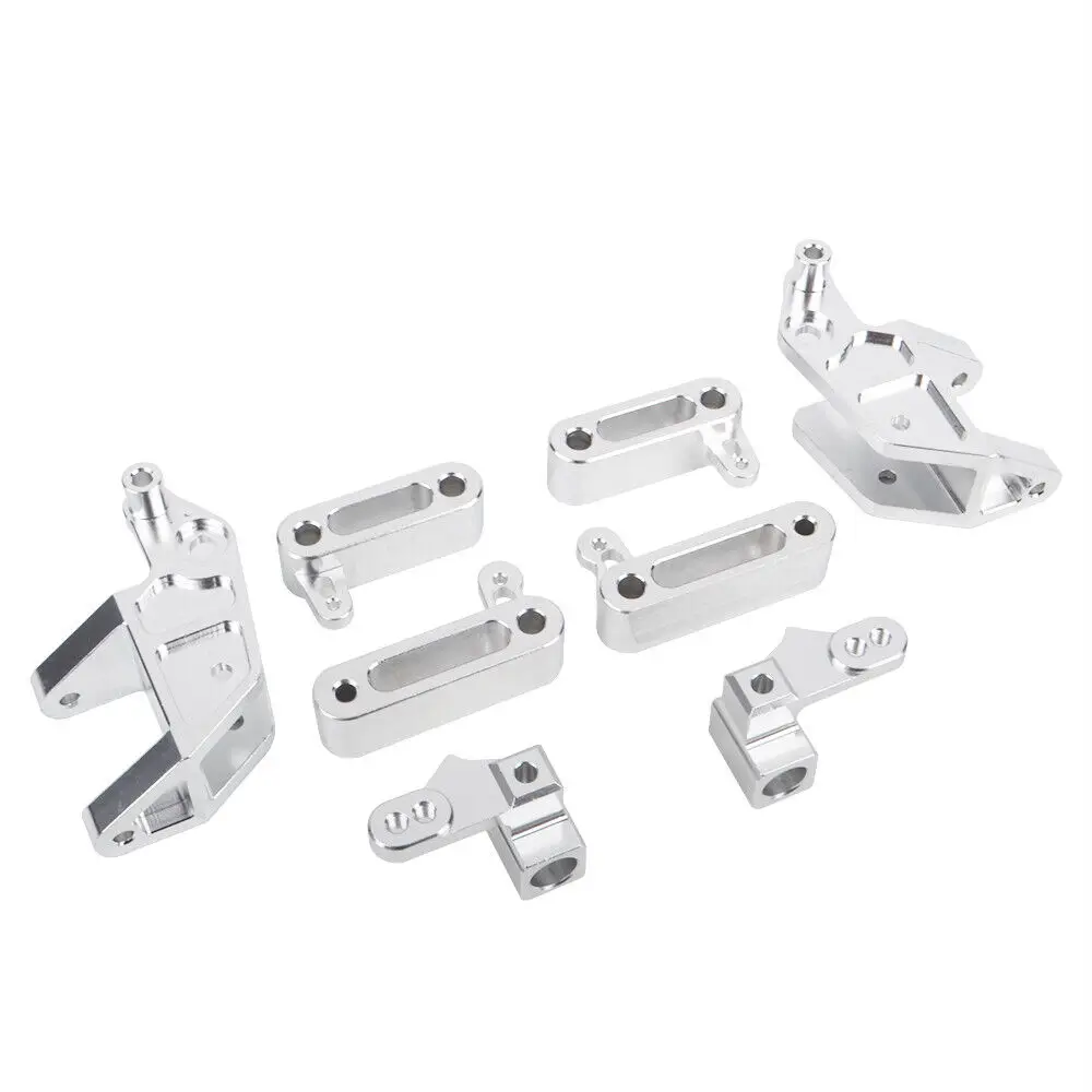 Aluminium Front C-Hub Upright Knuckle Arm Set für Tamiya Monster Beetle Blackfoot Mud Blaster Upgrade Teile Image