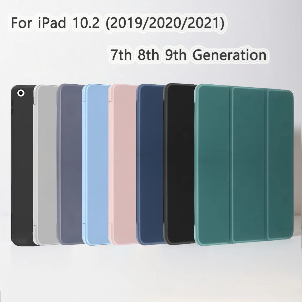 Für Apple iPad 10.2 7. 8. 9. Generation Magnetische Flip Smart Cover Mit Auto Wake & Sleep Für iPad 7 8 9 2019 20220 2021