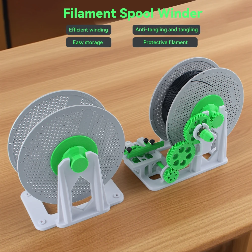 Filament-Spulenwickler für Bambu Lab P1S / X1 / X1C / P1P, zusammengebauter Filament-Spulenumschalter für Bambu AMS UPGRADED-Zubehör Image