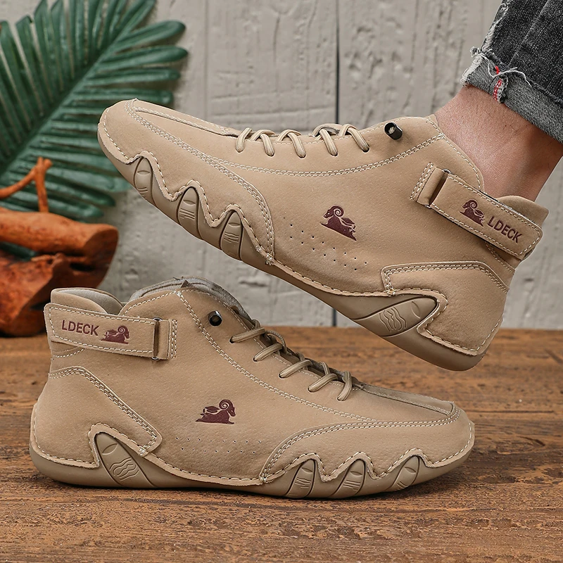 Herrenschuhe Original Sneakers Schuhe Herren High Top Stiefeletten Atmungsaktive und bequeme weiche Sohle Luxusmode Herrenschuhe