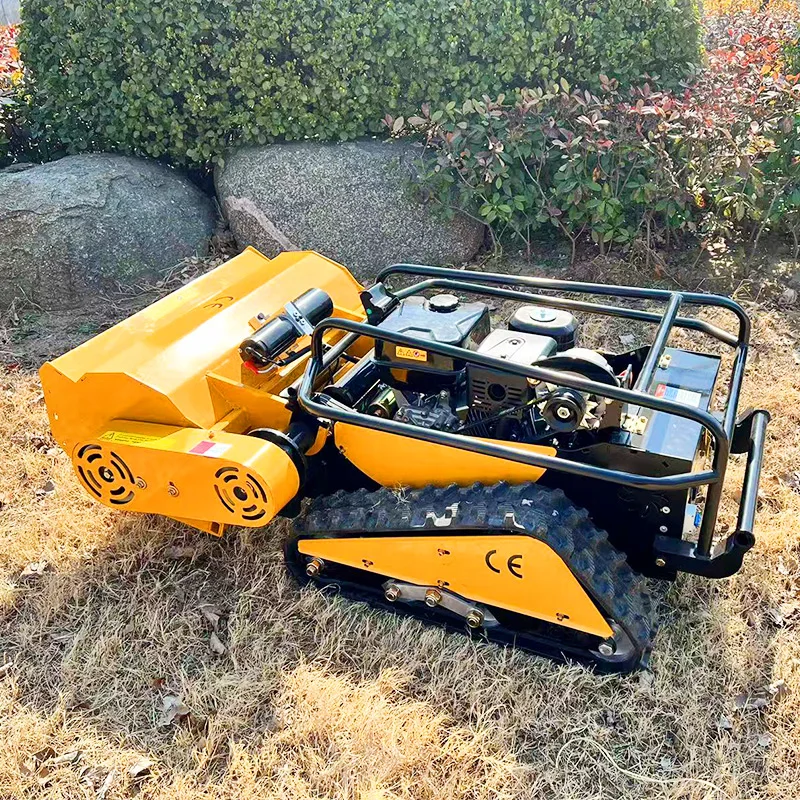 CE EPA Motor All Terrain Landwirtschaft Gummi Fernbedienung Roboter Dreschflegel Rasenmäher Holzfräse Image