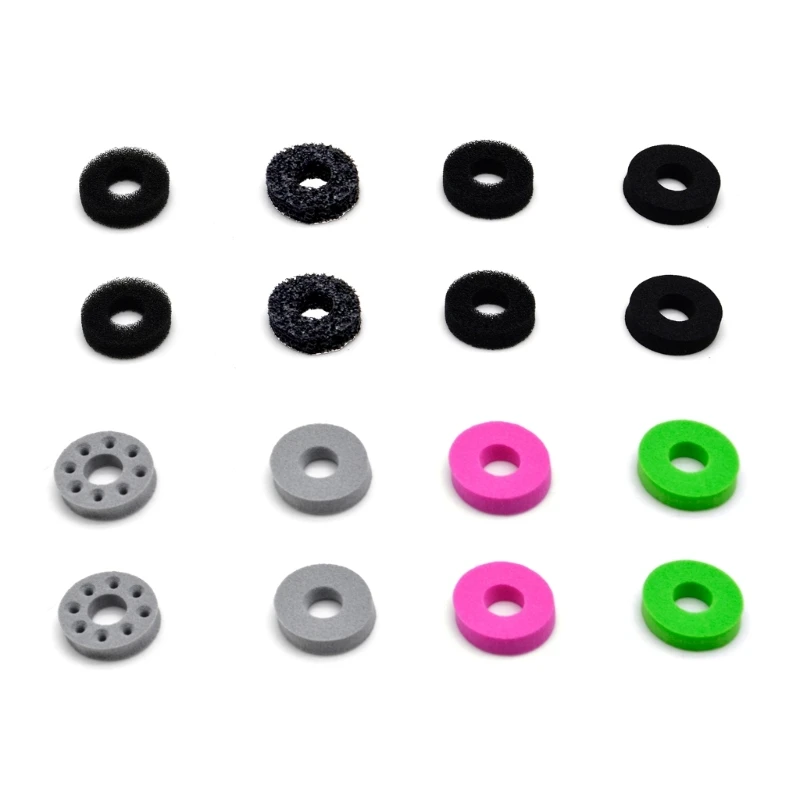 16Pcs Präzision Ziel Ringe Für PS5/PS4/Schalter PRO/Xbox Spiel Controller Gamepad Ziel Unterstützen ringe Motion Control Schwamm Ringe Image
