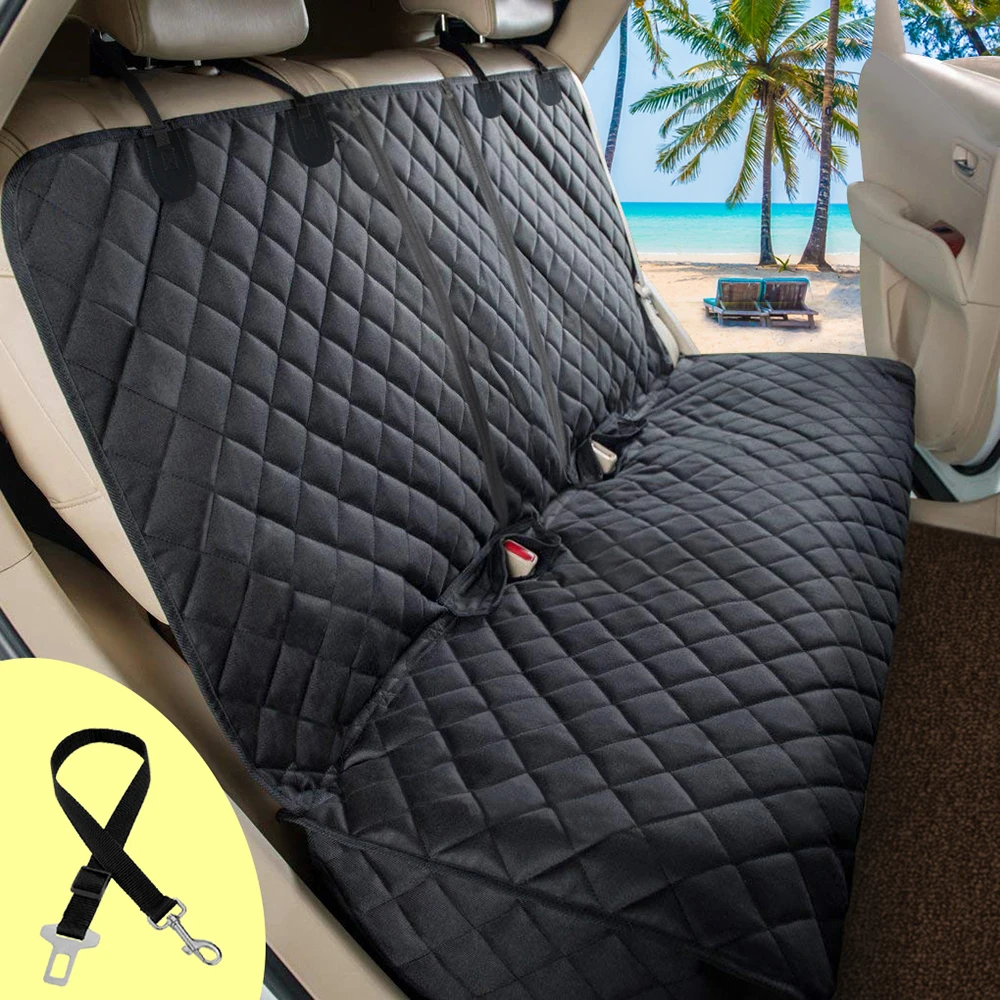 Hund Auto Sitz Abdeckung Haustier Reise Träger Matratze Wasserdicht Hund Auto Sitz Schutz Mit Mittleren Sitz Armlehne Für Hunde Image