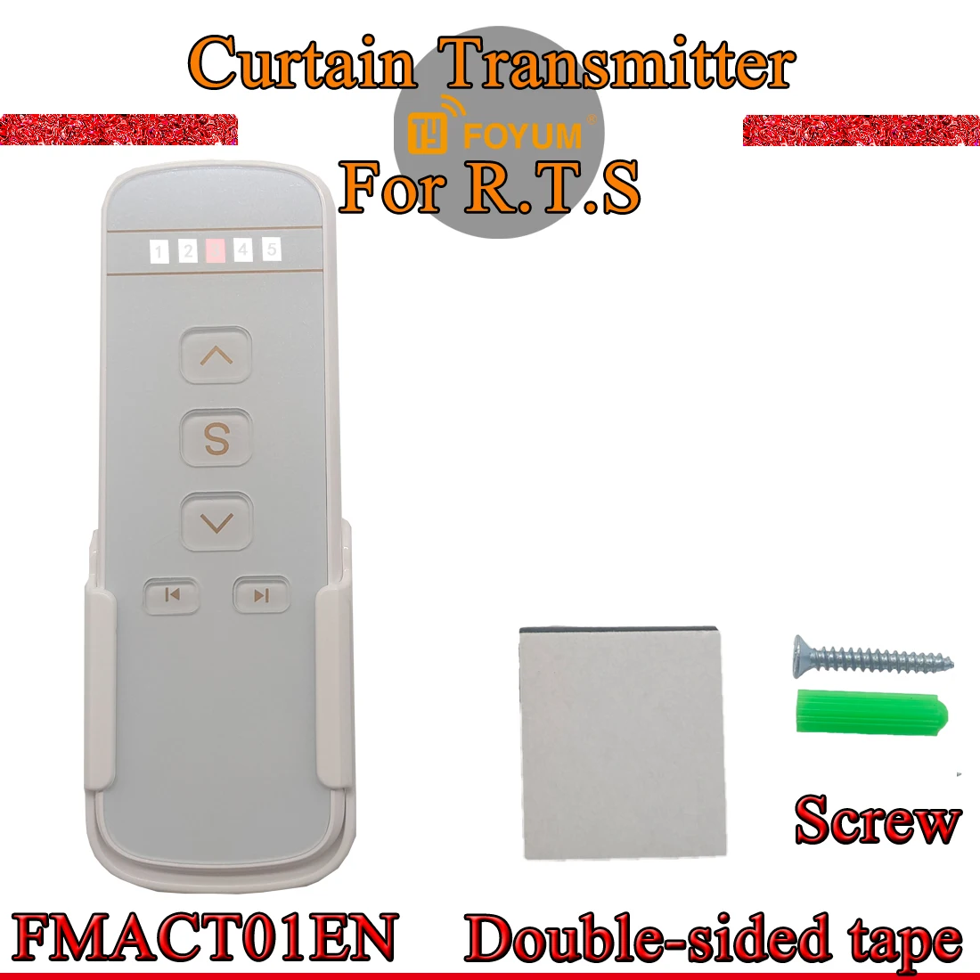 Telis 1 4 Pure 433,42 MHz 5-Kanal-Fernbedienung Vorhang-Controller-Sender-Ersatz 1810633 1810632 1810632 A 1810631 Image