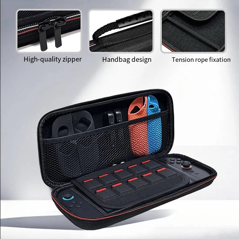 Ein schützendes Tragetaschenzubehör für Switch 2, mit Spielkartensteckplatz, eine tragbare EVA-Tasche für den Stauraum Image