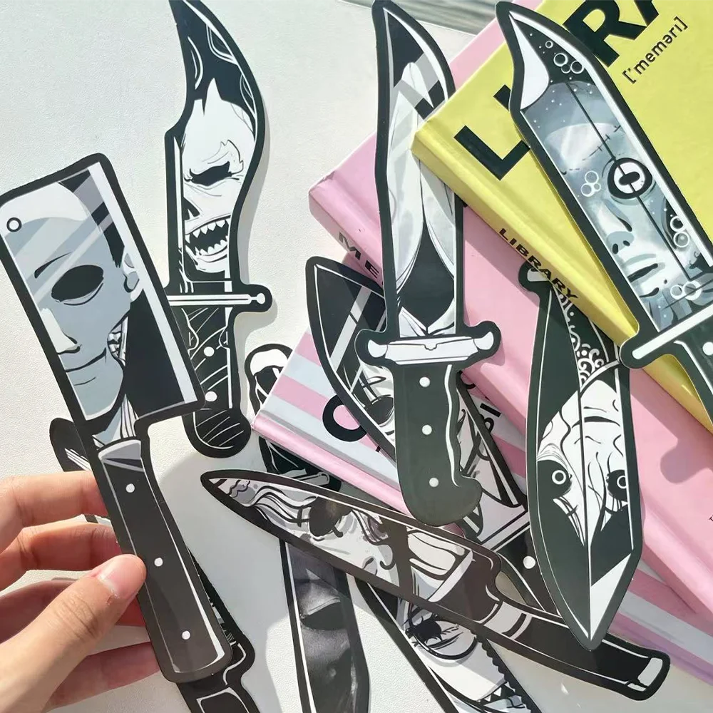 30 stücke dolch lesezeichen horror messer dekoration student büro lesen buch etikettierung papier karte DIY kreative geschenk lesezeichen Image