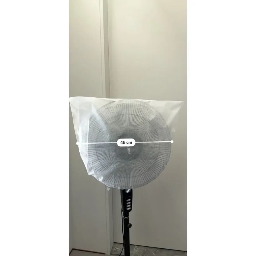 Lüfter-Staubschutzabdeckung, kann den elektrischen Lüfter vollständig abdecken, um zu verhindern, dass Staub eindringt. Image